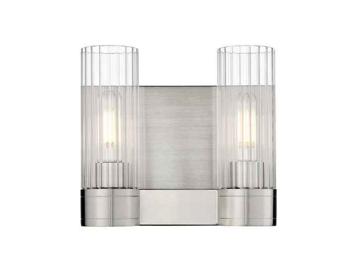 Innovations Lighting Empire 8" Bath Vanity Light - Satin Nickel Vanity Lights Innovations Lighting Clear ; Glass Type: Clear  