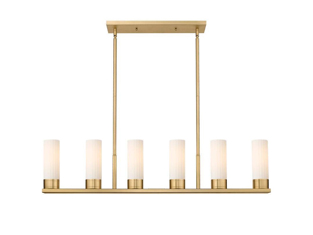 Innovations Lighting Empire 8" Linear Pendant - Brushed Brass