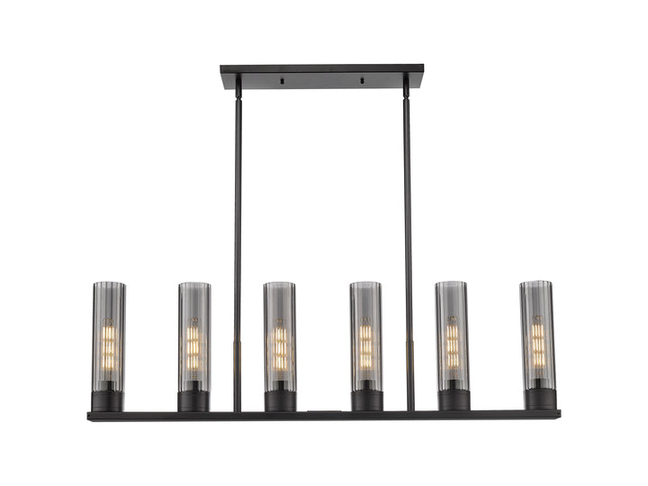 Innovations Lighting Empire 8" Linear Pendant - Matte Black