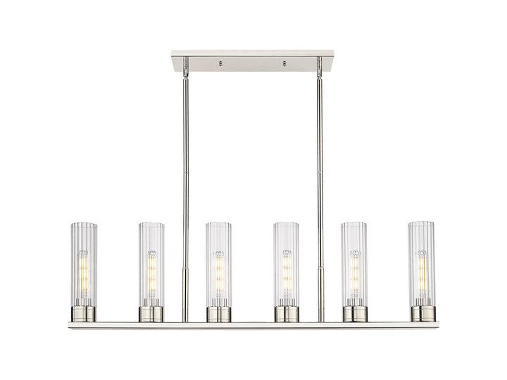 Innovations Lighting Empire 8" Linear Pendant - Polished Nickel