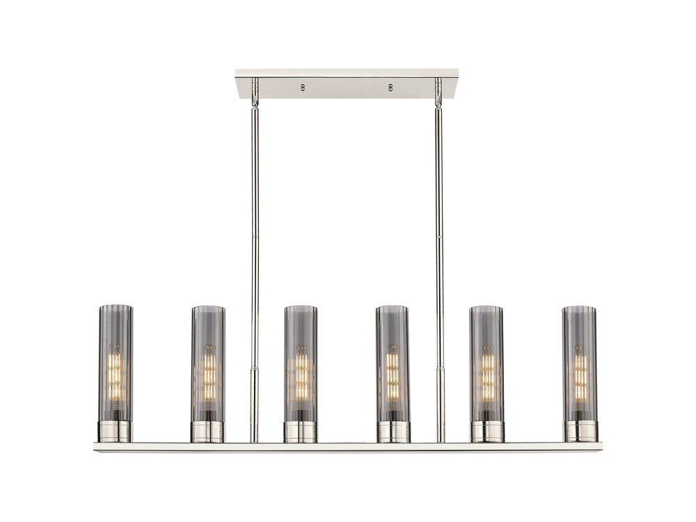 Innovations Lighting Empire 8" Linear Pendant - Polished Nickel