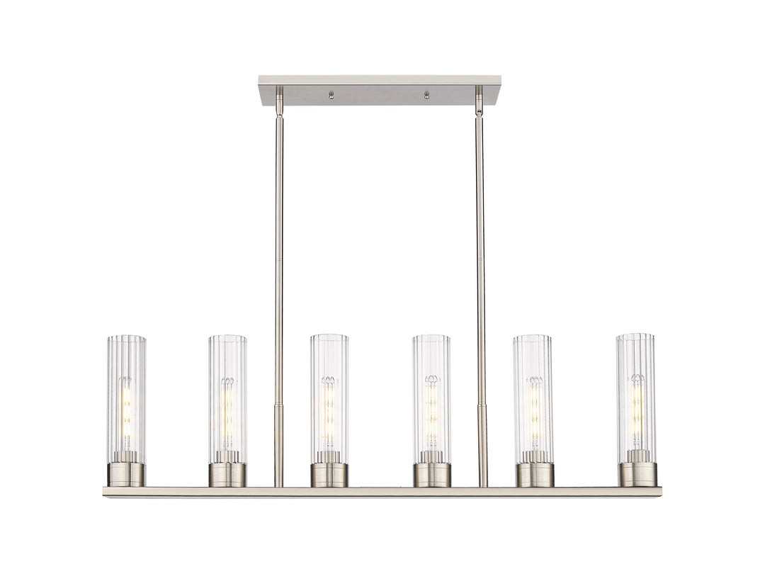 Innovations Lighting Empire 8" Linear Pendant - Satin Nickel