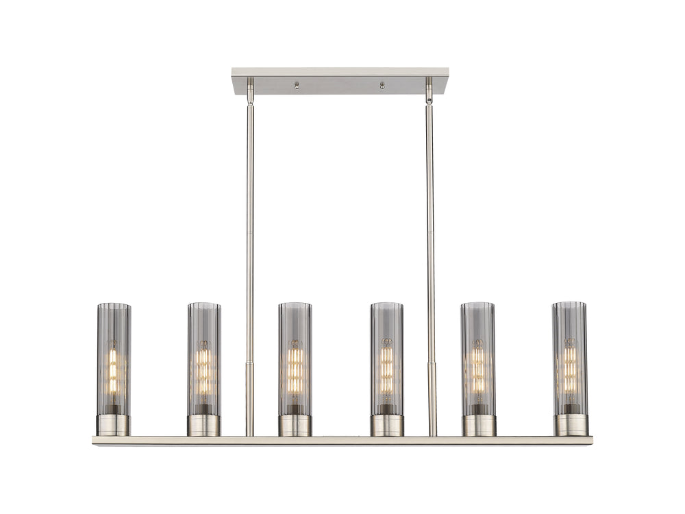 Innovations Lighting Empire 8" Linear Pendant - Satin Nickel