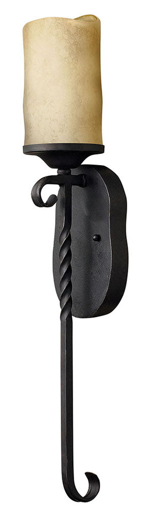 Hinkley Casa Sconce Wall Sconces Hinkley Olde Black 4.25x5.0x24.0 