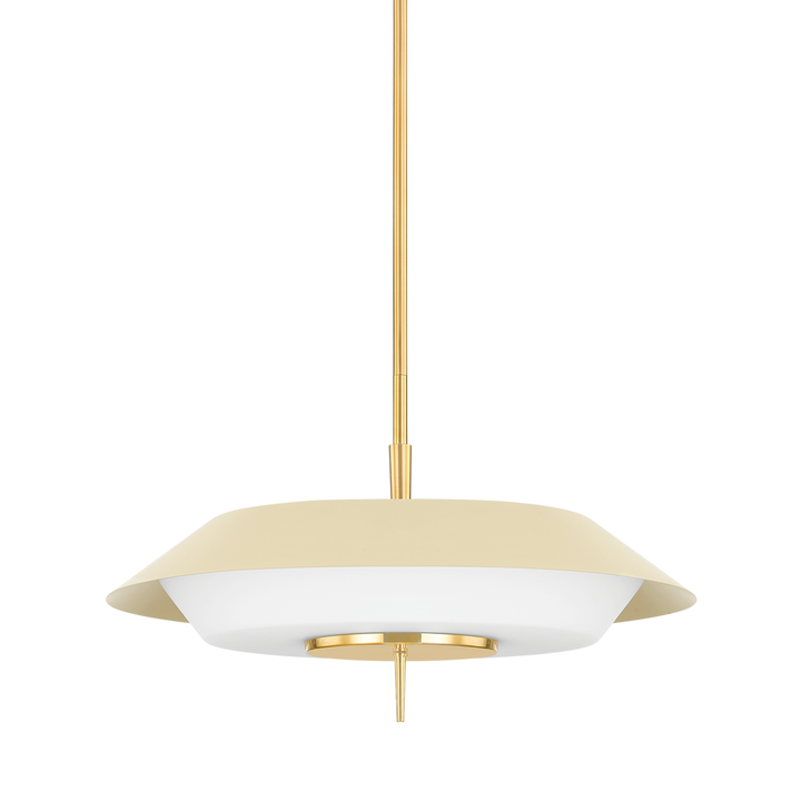 Hudson Valley Lighting Westport Pendant Pendants Hudson Valley Lighting Aged Brass/ Soft Sand  