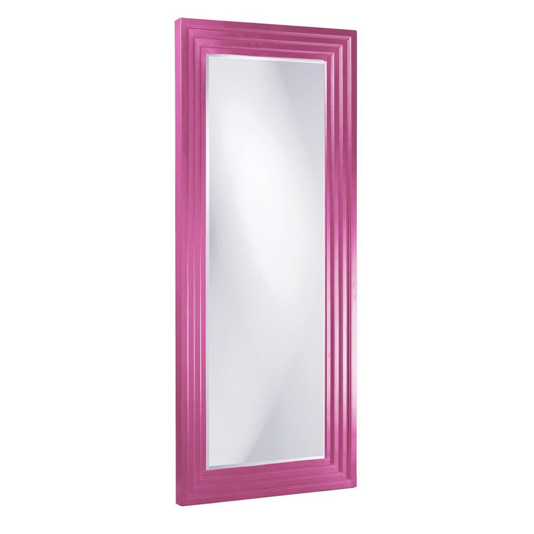 Howard Elliott Collection Delano Mirror - Glossy Hot Pink Mirrors Howard Elliott Collection   