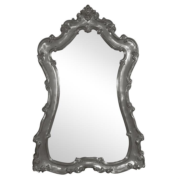 Howard Elliott Collection Lorelei Mirror - Glossy Charcoal Mirrors Howard Elliott Collection   