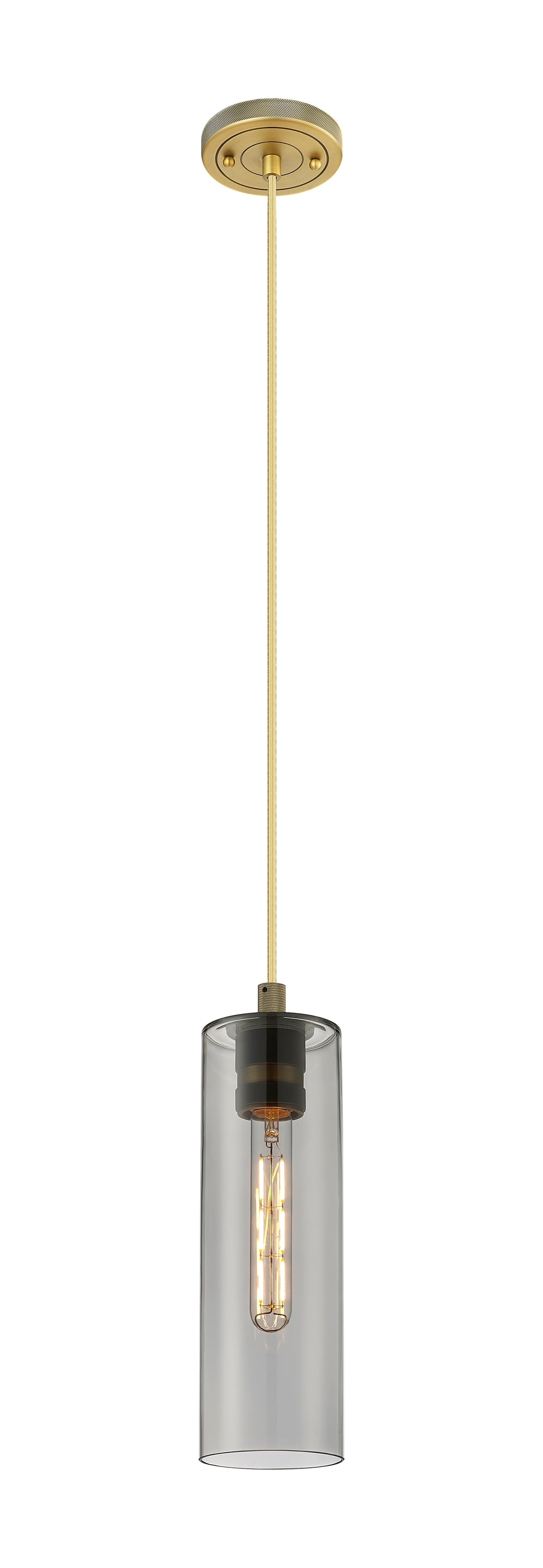 Innovations Lighting Crown Point 12" Pendant - Brushed Brass Pendants Innovations Lighting   