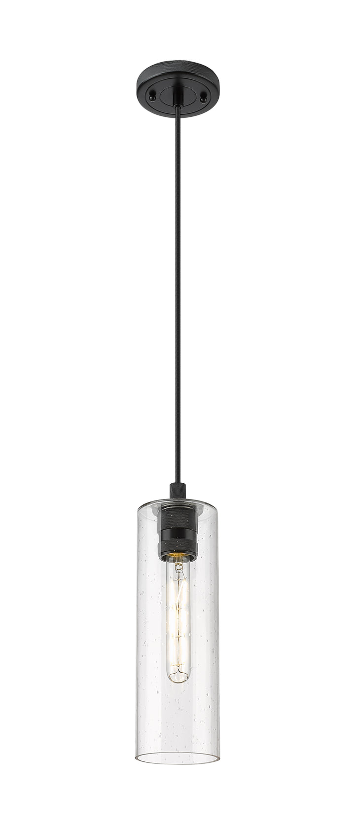 Innovations Lighting Crown Point 12" Pendant - Matte Black Pendants Innovations Lighting   