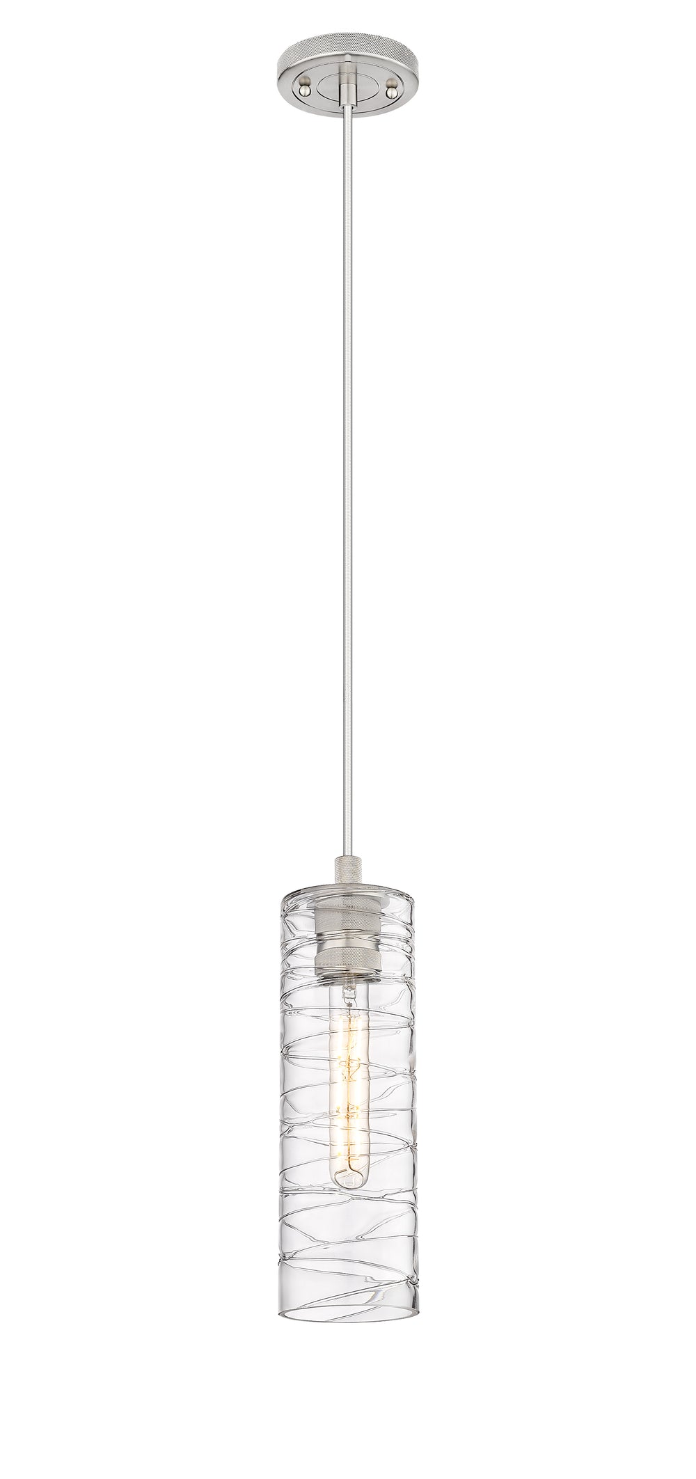 Innovations Lighting Crown Point 12" Pendant - Satin Nickel Pendants Innovations Lighting   