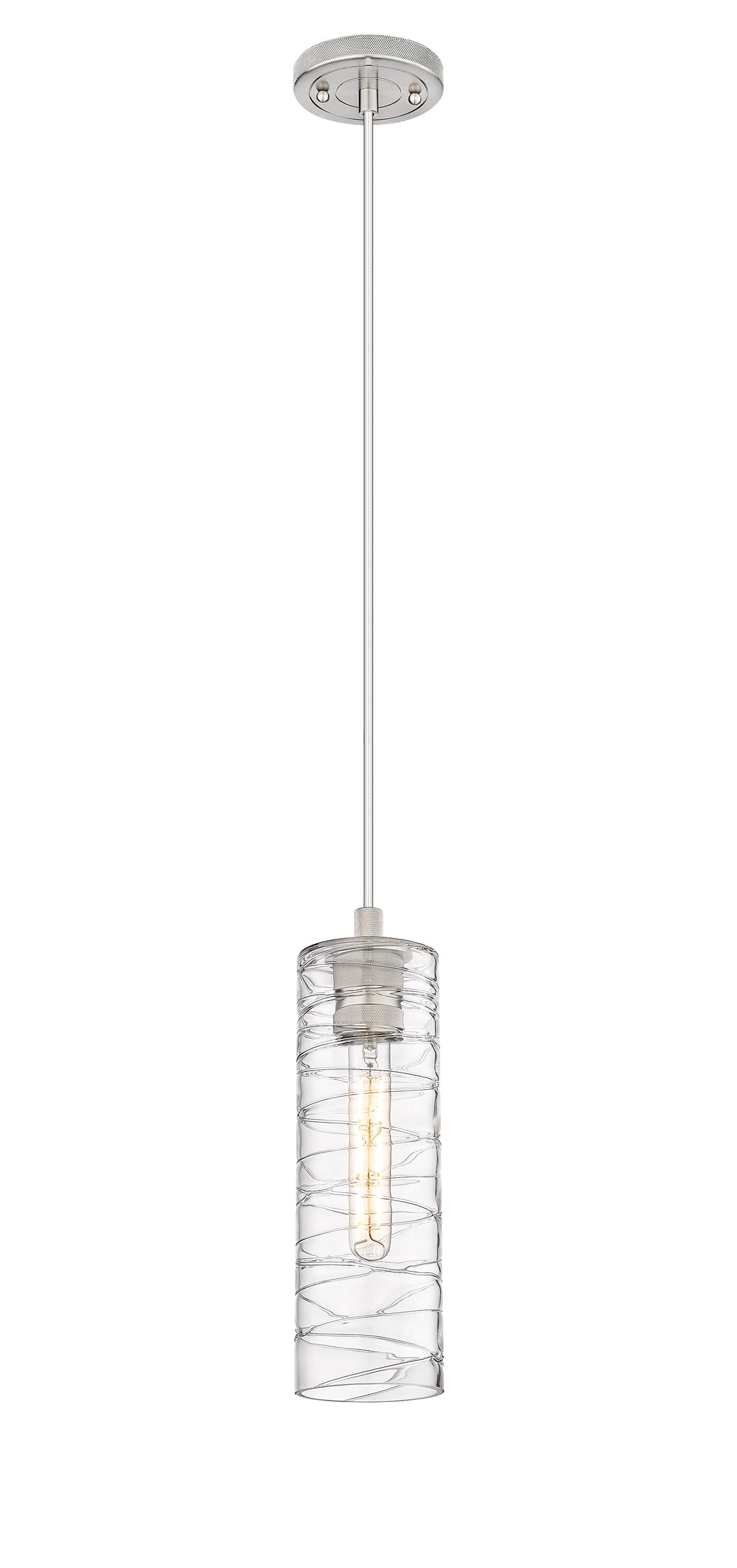 Innovations Lighting Crown Point 12" Pendant - Satin Nickel Pendants Innovations Lighting   