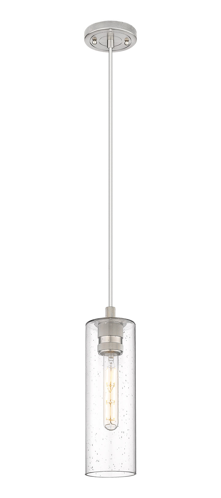 Innovations Lighting Crown Point 12" Pendant - Satin Nickel Pendants Innovations Lighting   