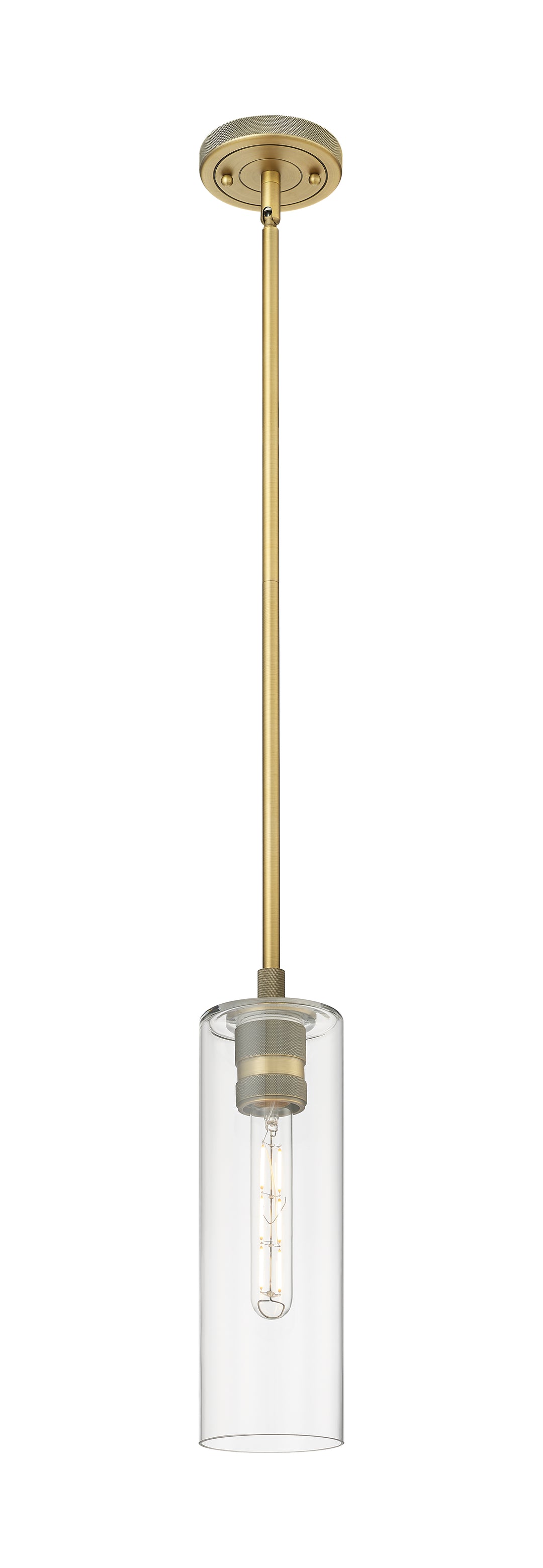 Innovations Lighting Crown Point 12" Pendant - Brushed Brass Pendants Innovations Lighting   