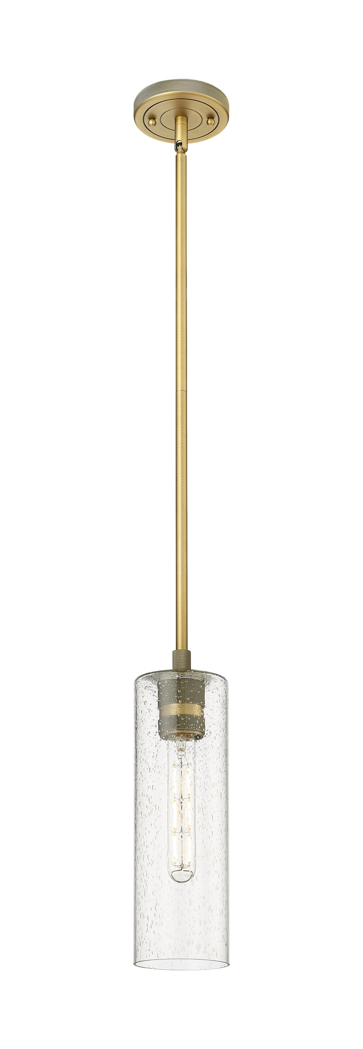 Innovations Lighting Crown Point 12" Pendant - Brushed Brass Pendants Innovations Lighting   