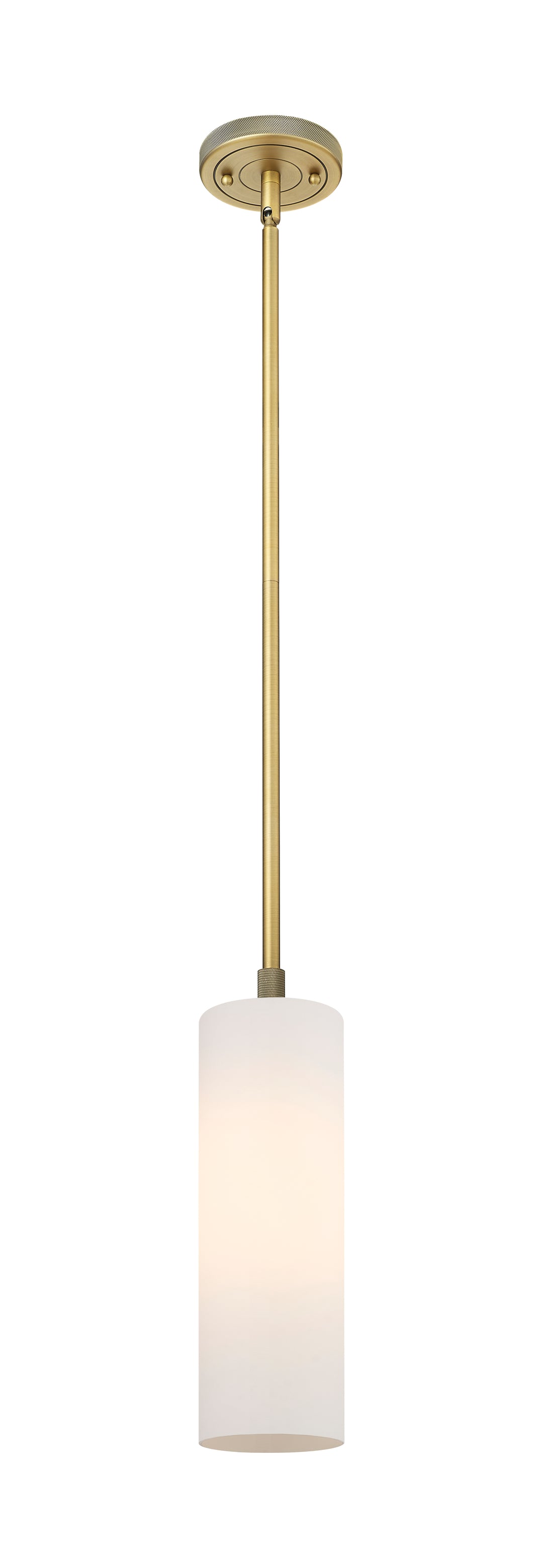 Innovations Lighting Crown Point 12" Pendant - Brushed Brass Pendants Innovations Lighting   