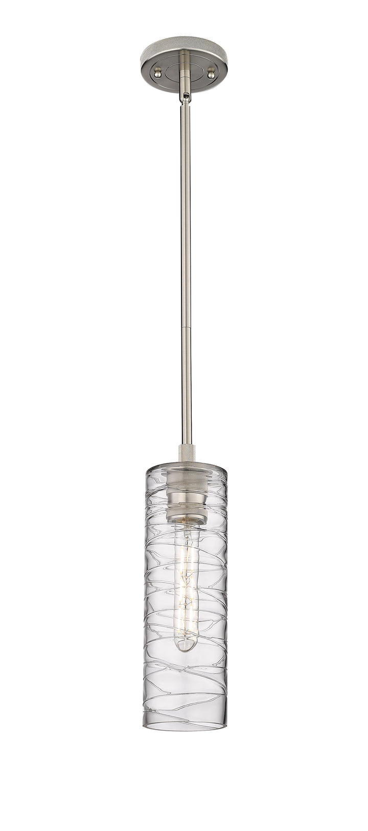 Innovations Lighting Crown Point 12" Pendant - Satin Nickel Pendants Innovations Lighting   