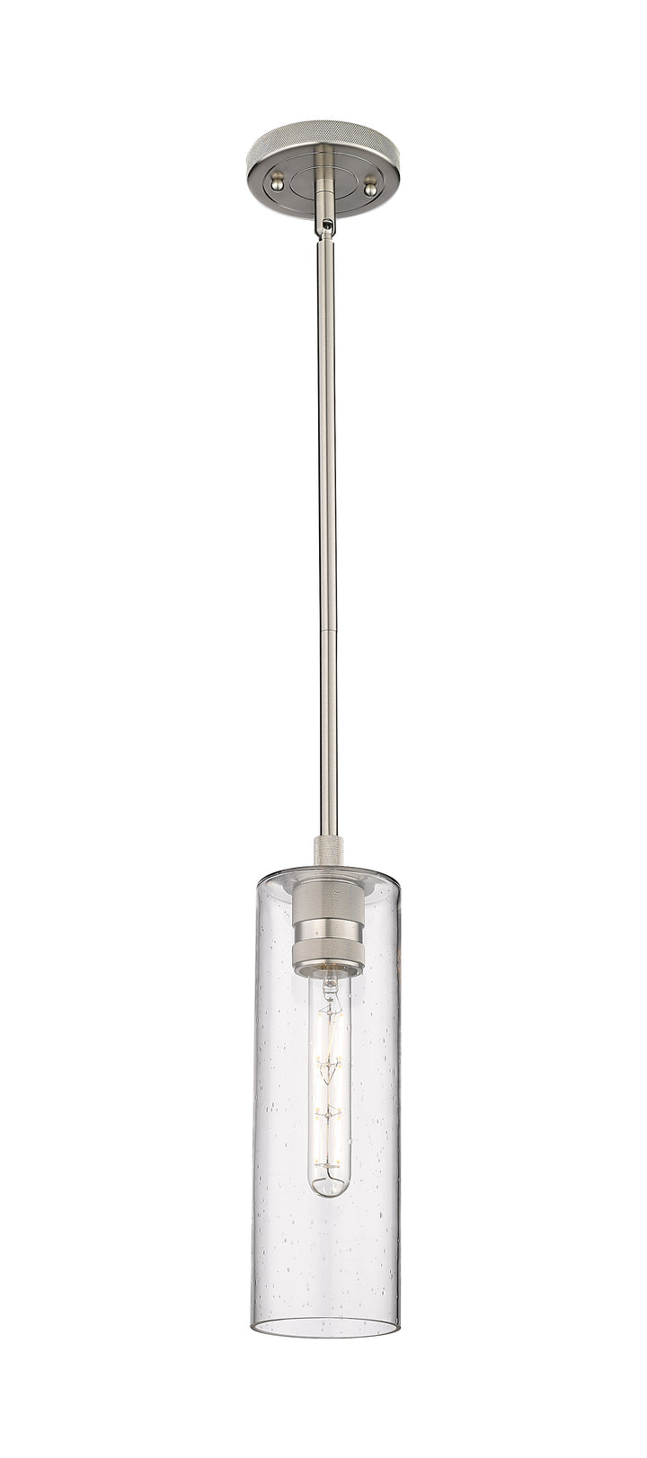 Innovations Lighting Crown Point 12" Pendant - Satin Nickel Pendants Innovations Lighting   