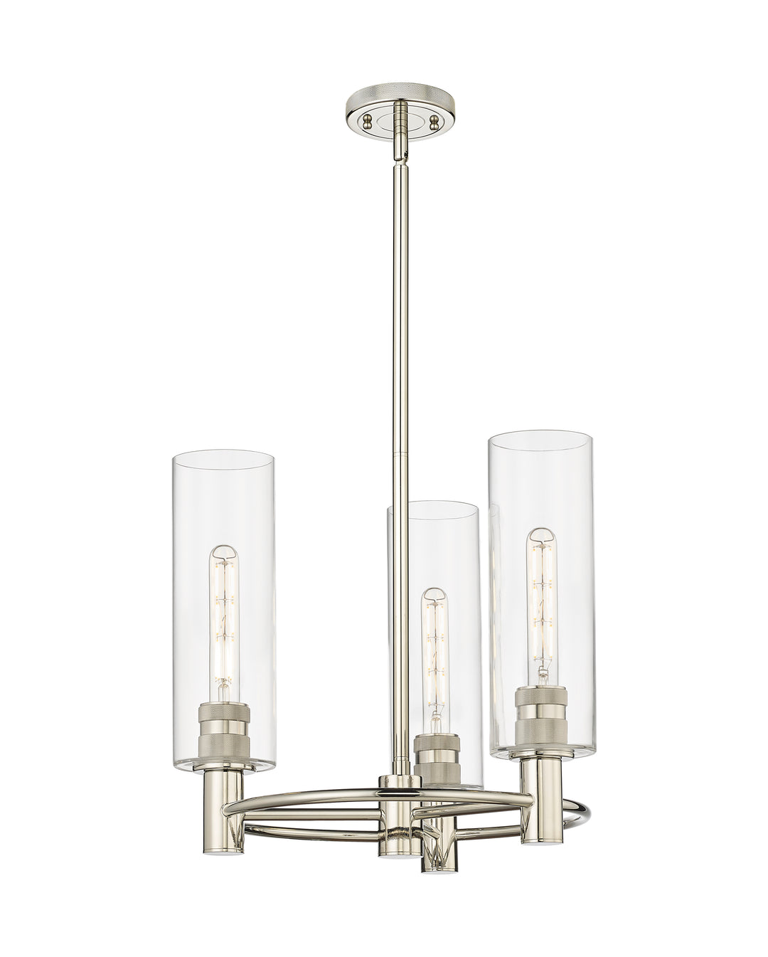 Innovations Lighting Crown Point 12" Pendant - Polished Nickel