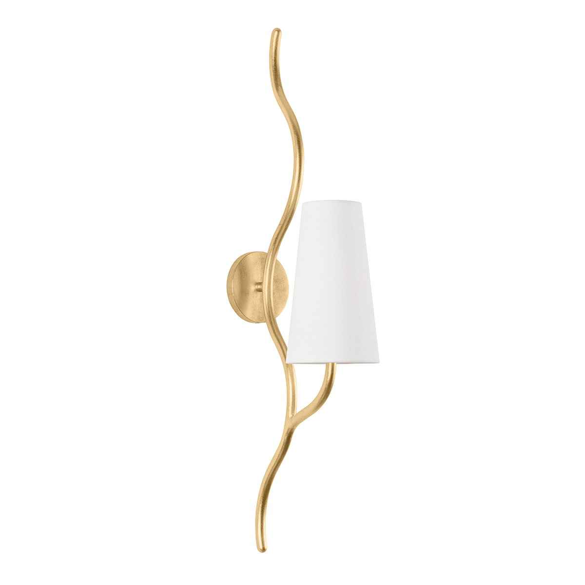 Corbett Lighting Cortona Wall Sconce Wall Sconce Corbett VINTAGE GOLD LEAF 5.5x33 