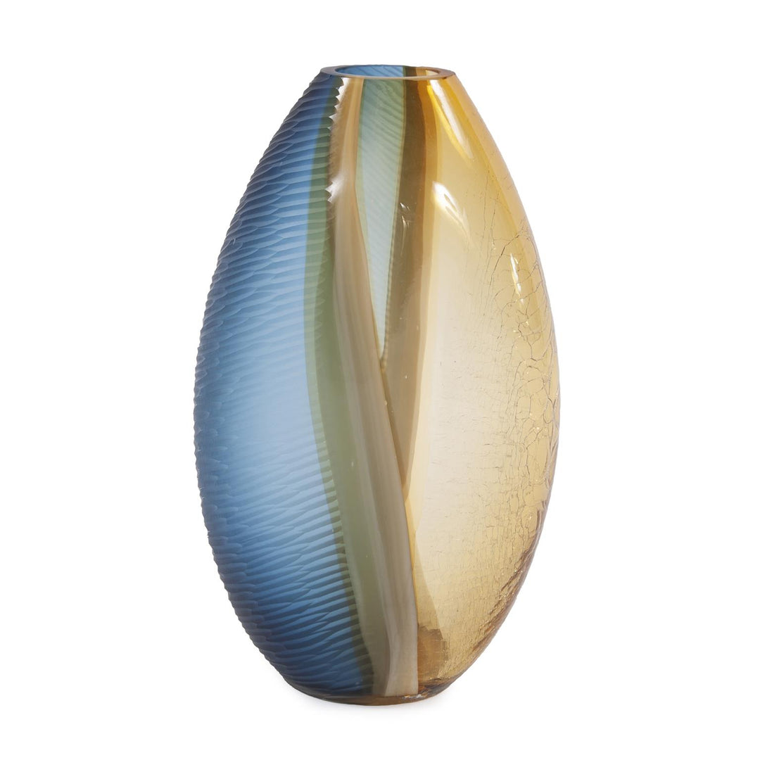 Howard Elliott Collection Mirina Hand Blown Glass Vase, Large Vases Howard Elliott Collection   