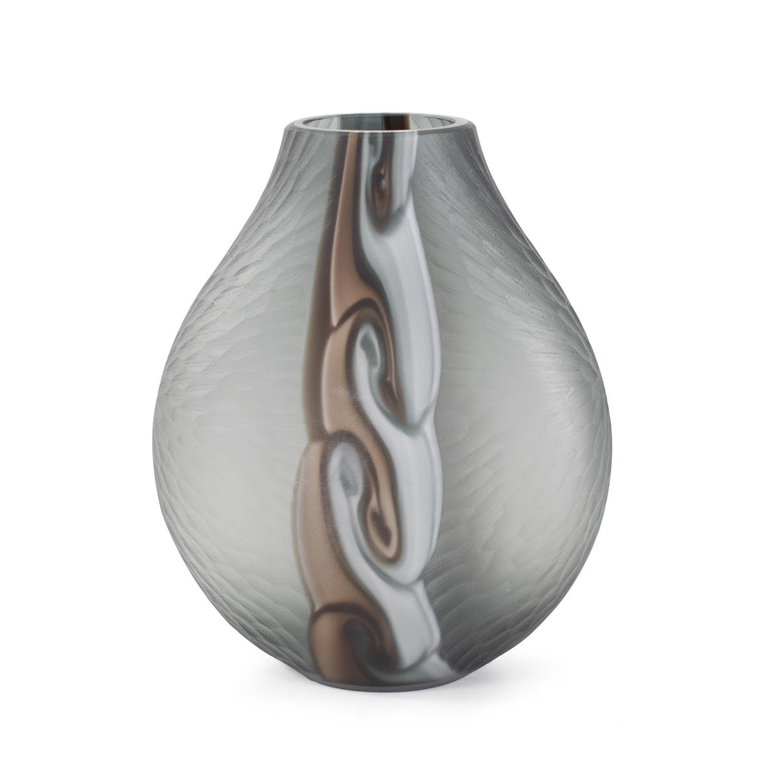 Howard Elliott Collection Smooth Vibe Glass Vase, Short Vases Howard Elliott Collection   