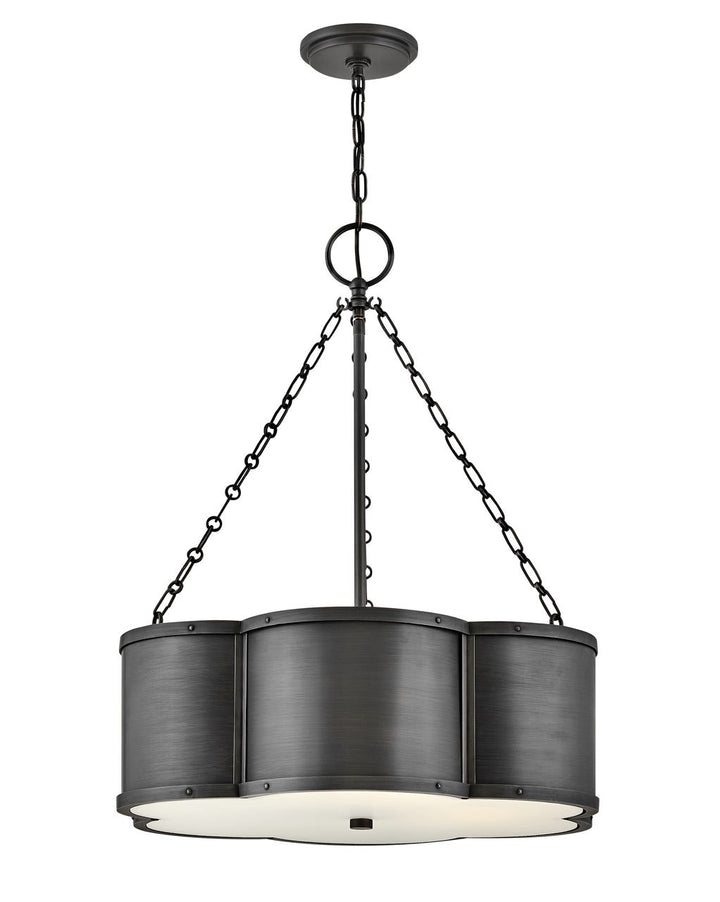 Hinkley Chance Chandelier Chandeliers Hinkley Blackened Brass 22.0x22.0x26.5 