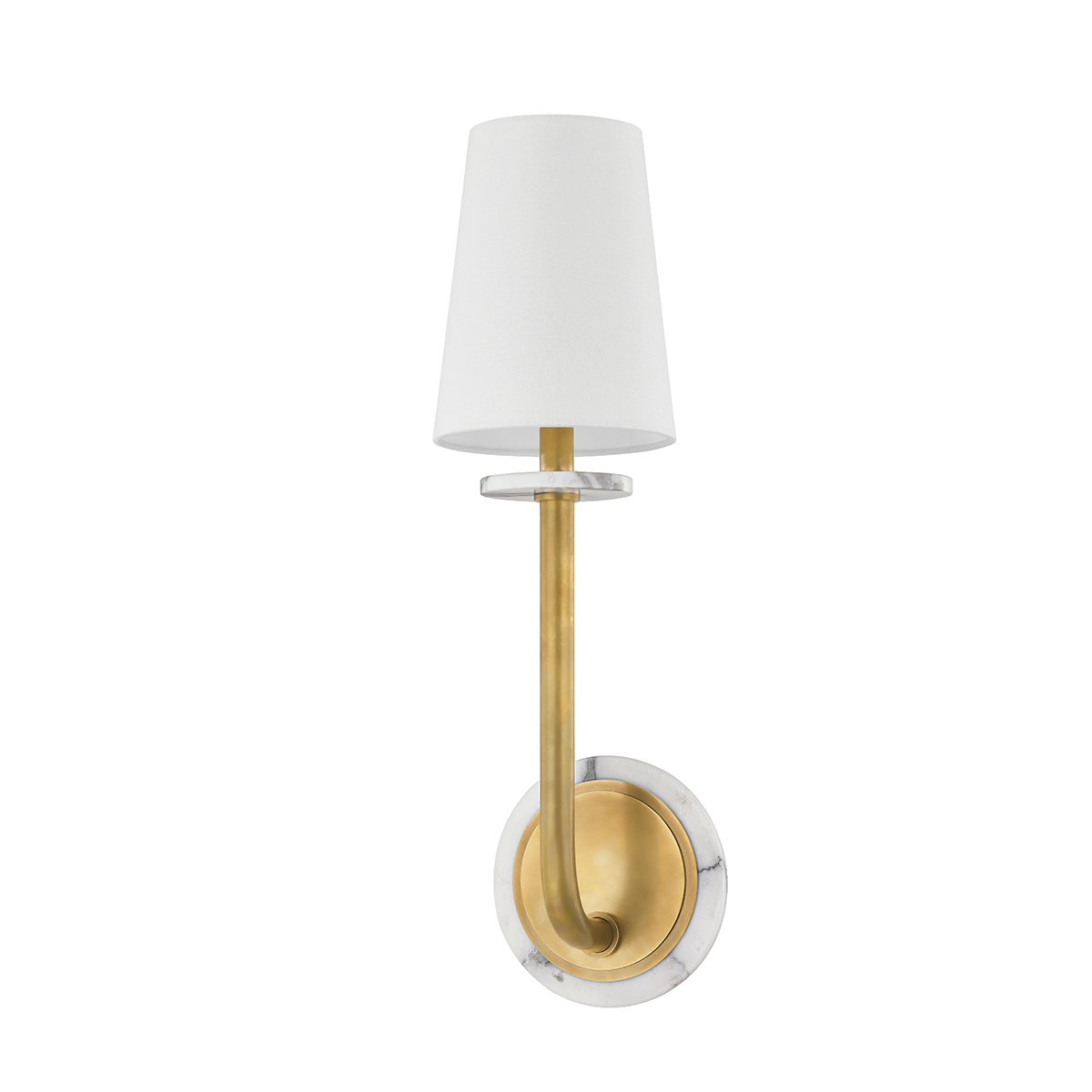 Corbett Lighting Avesta Wall Sconce Wall Sconce Corbett VINTAGE BRASS 6.25x21.75 