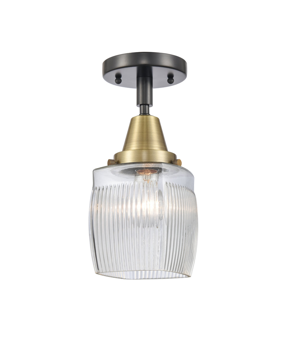 Innovations Lighting Colton Flush Mount - Black Antique Brass