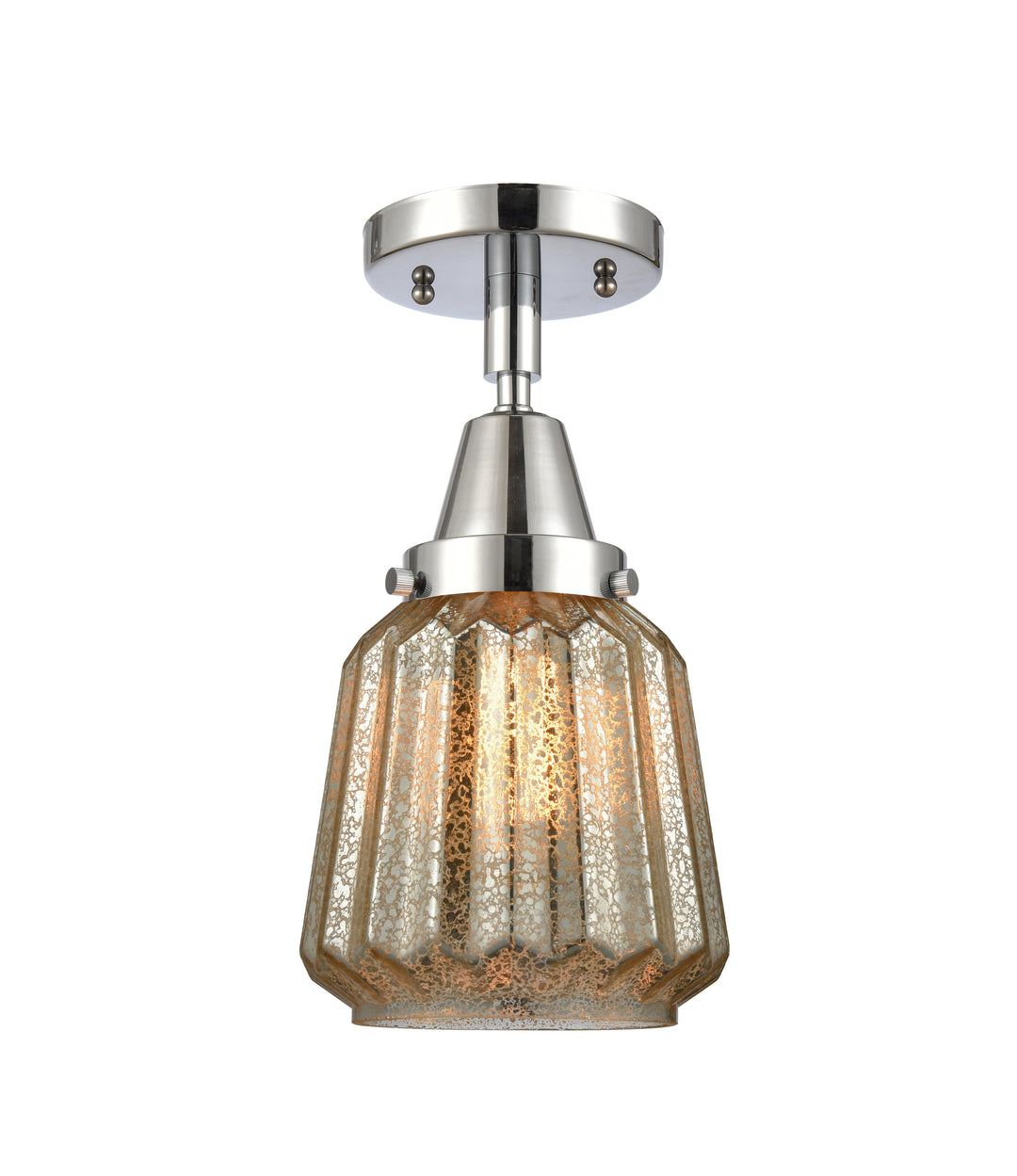 Innovations Lighting Chatham Flush Mount - Polished Chrome Ceiling Flush Mounts Innovations Lighting   