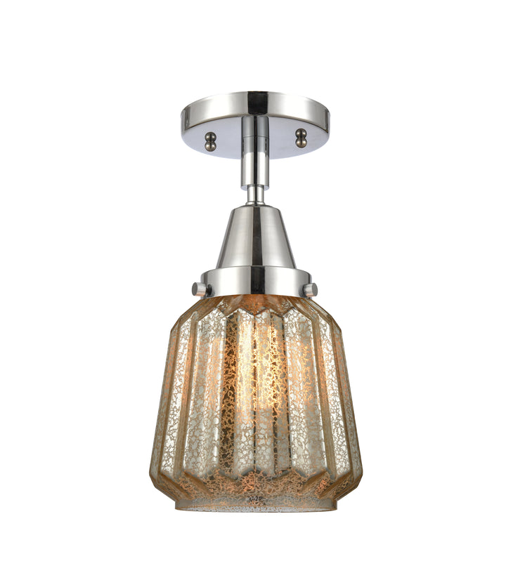 Innovations Lighting Chatham Flush Mount - Polished Chrome Ceiling Flush Mounts Innovations Lighting   