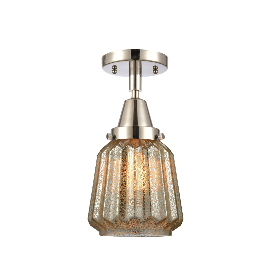 Innovations Lighting Chatham Flush Mount - Polished Nickel Ceiling Flush Mounts Innovations Lighting   