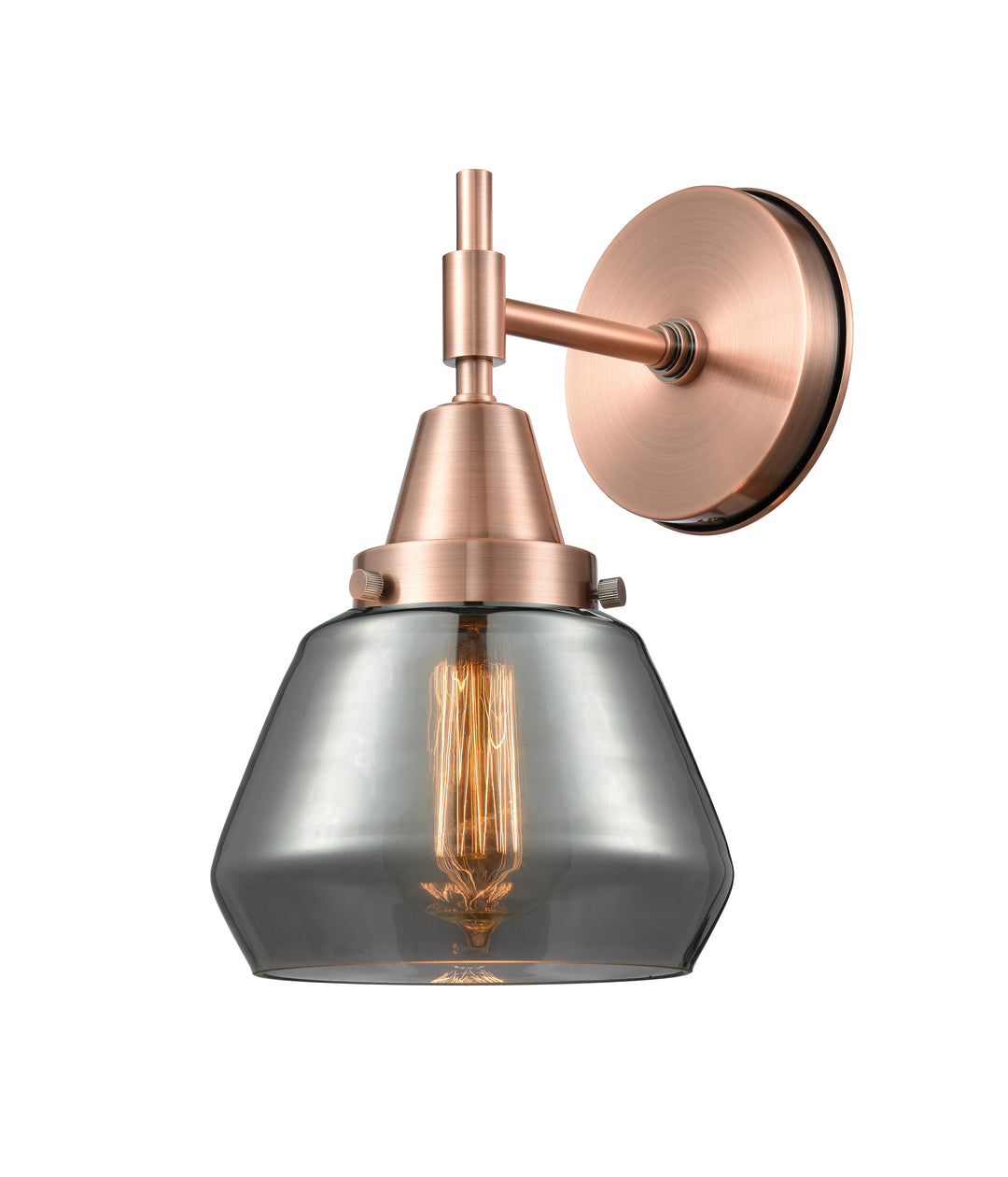 Innovations Lighting Fulton Sconce - Antique Copper Wall Sconces Innovations Lighting   