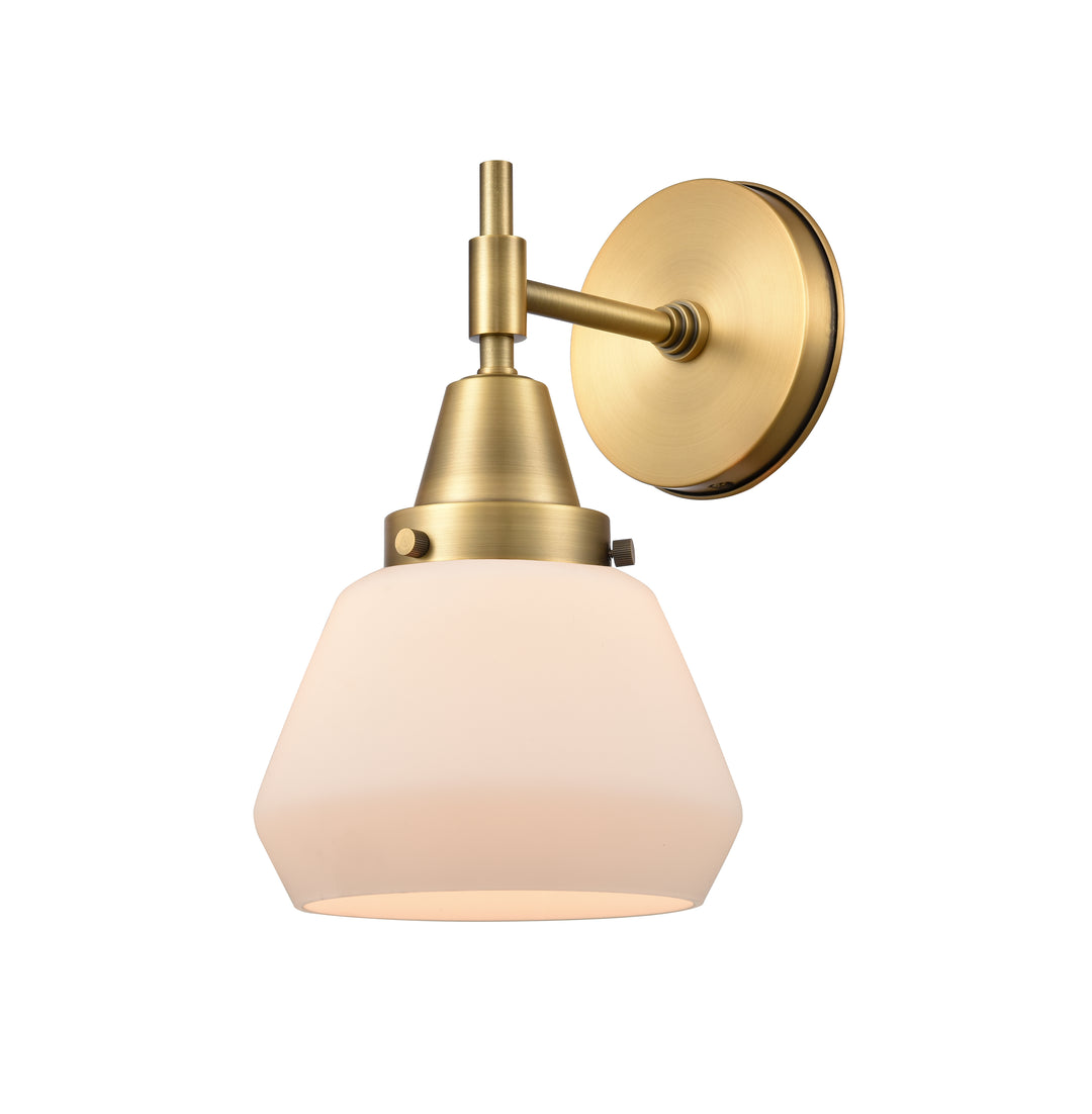 Innovations Lighting Fulton Sconce - Brushed Brass Wall Sconces Innovations Lighting   