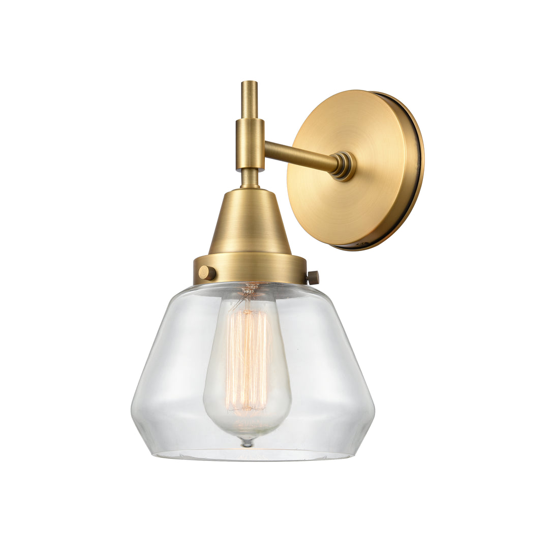 Innovations Lighting Fulton Sconce - Brushed Brass Wall Sconces Innovations Lighting   