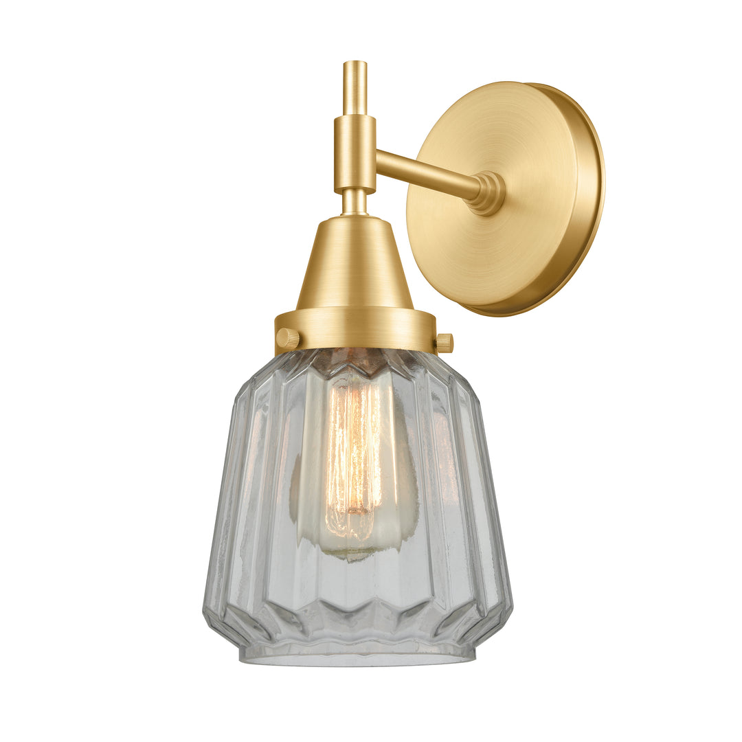 Innovations Lighting Chatham Sconce - Satin Gold Wall Sconces Innovations Lighting   