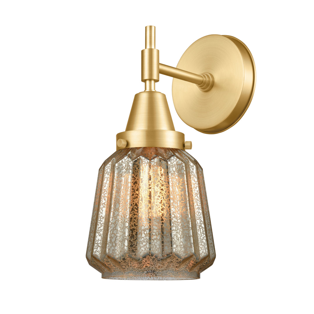 Innovations Lighting Chatham Sconce - Satin Gold Wall Sconces Innovations Lighting   