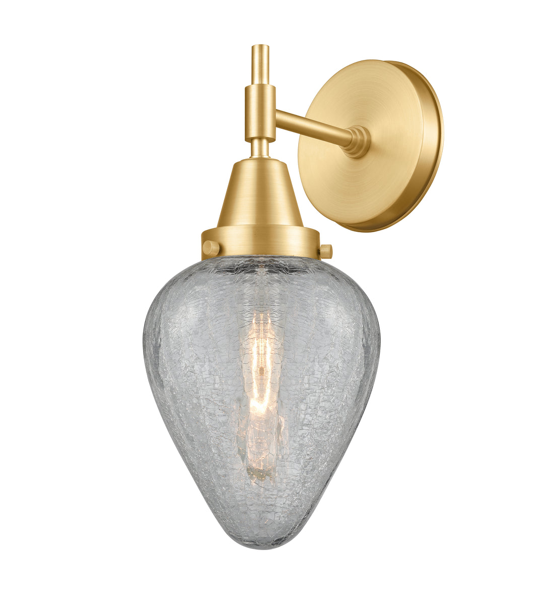 Innovations Lighting Geneseo 6" Sconce - Satin Gold Wall Sconces Innovations Lighting   