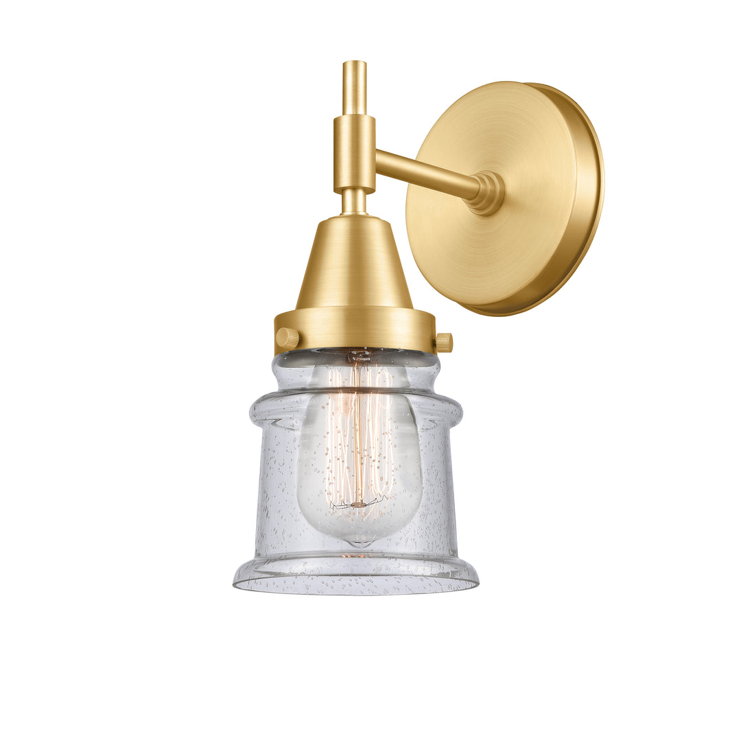 Innovations Lighting Canton 5" Sconce - Satin Gold Wall Sconces Innovations Lighting   