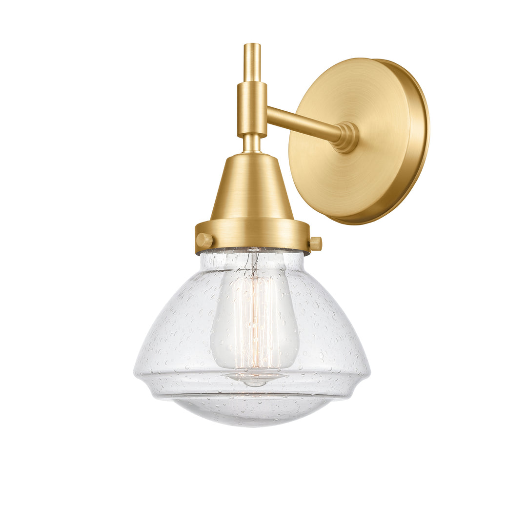 Innovations Lighting Olean Sconce - Satin Gold Wall Sconces Innovations Lighting   