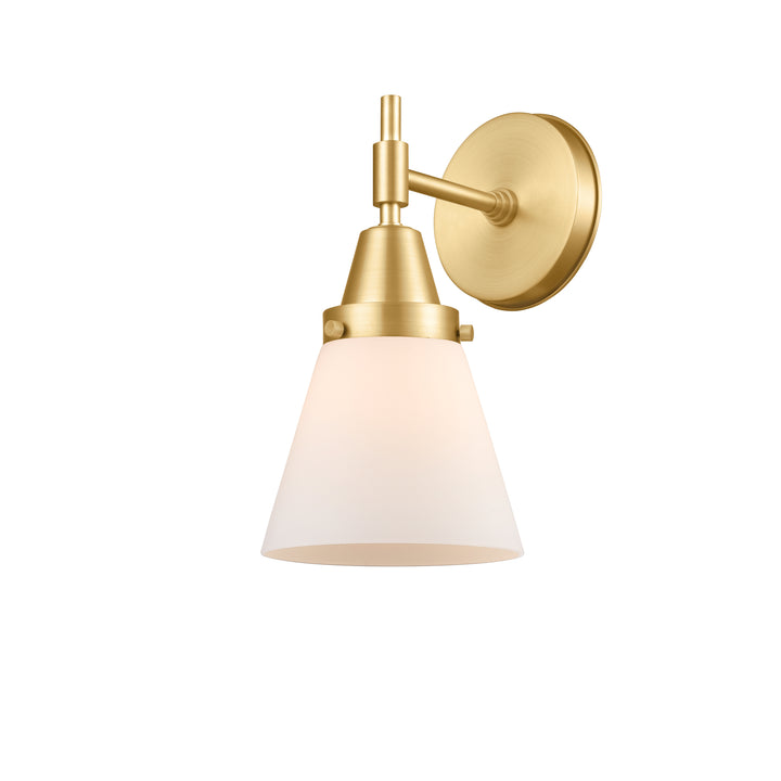 Innovations Lighting Cone 6" Sconce - Satin Gold Wall Sconces Innovations Lighting   