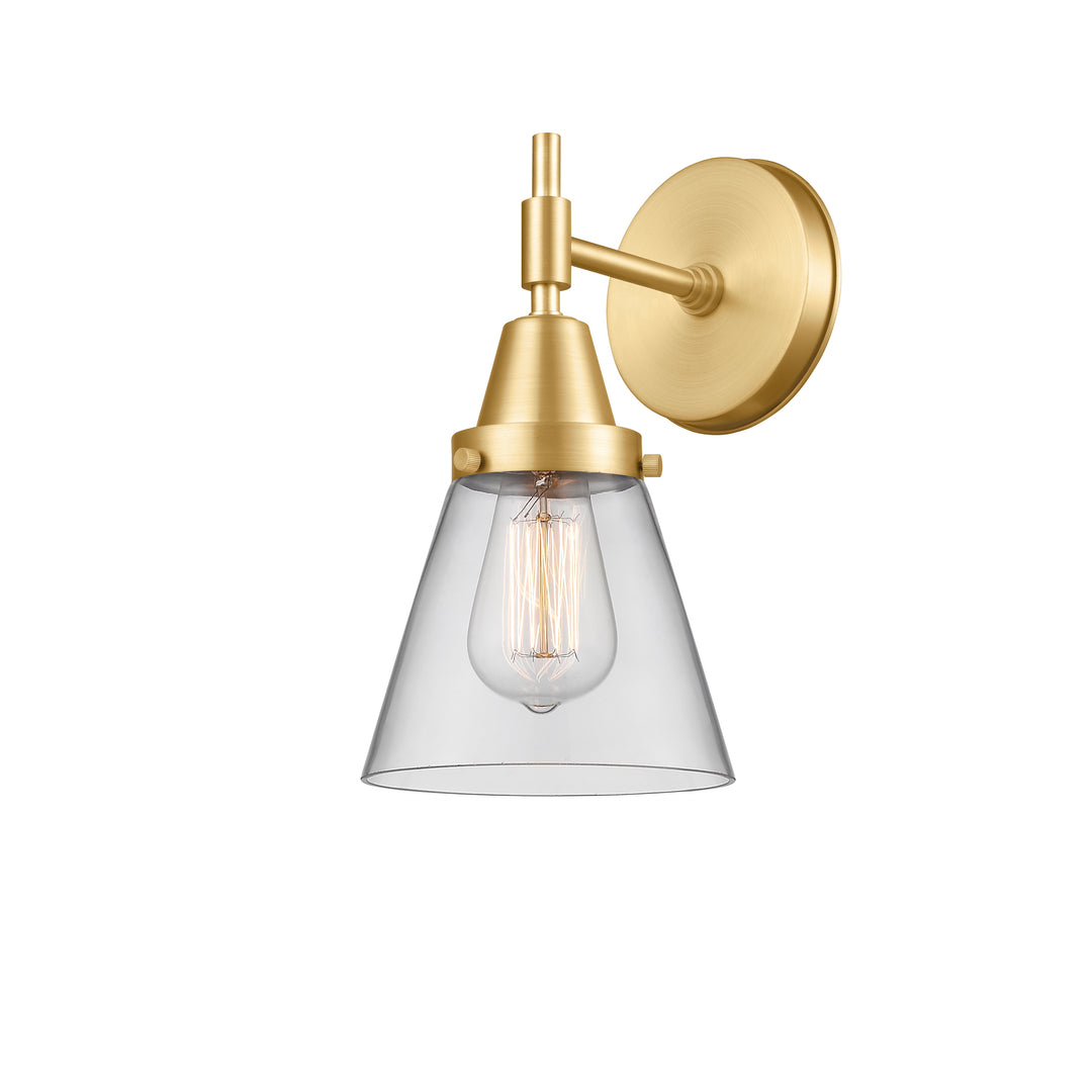 Innovations Lighting Cone 6" Sconce - Satin Gold Wall Sconces Innovations Lighting   