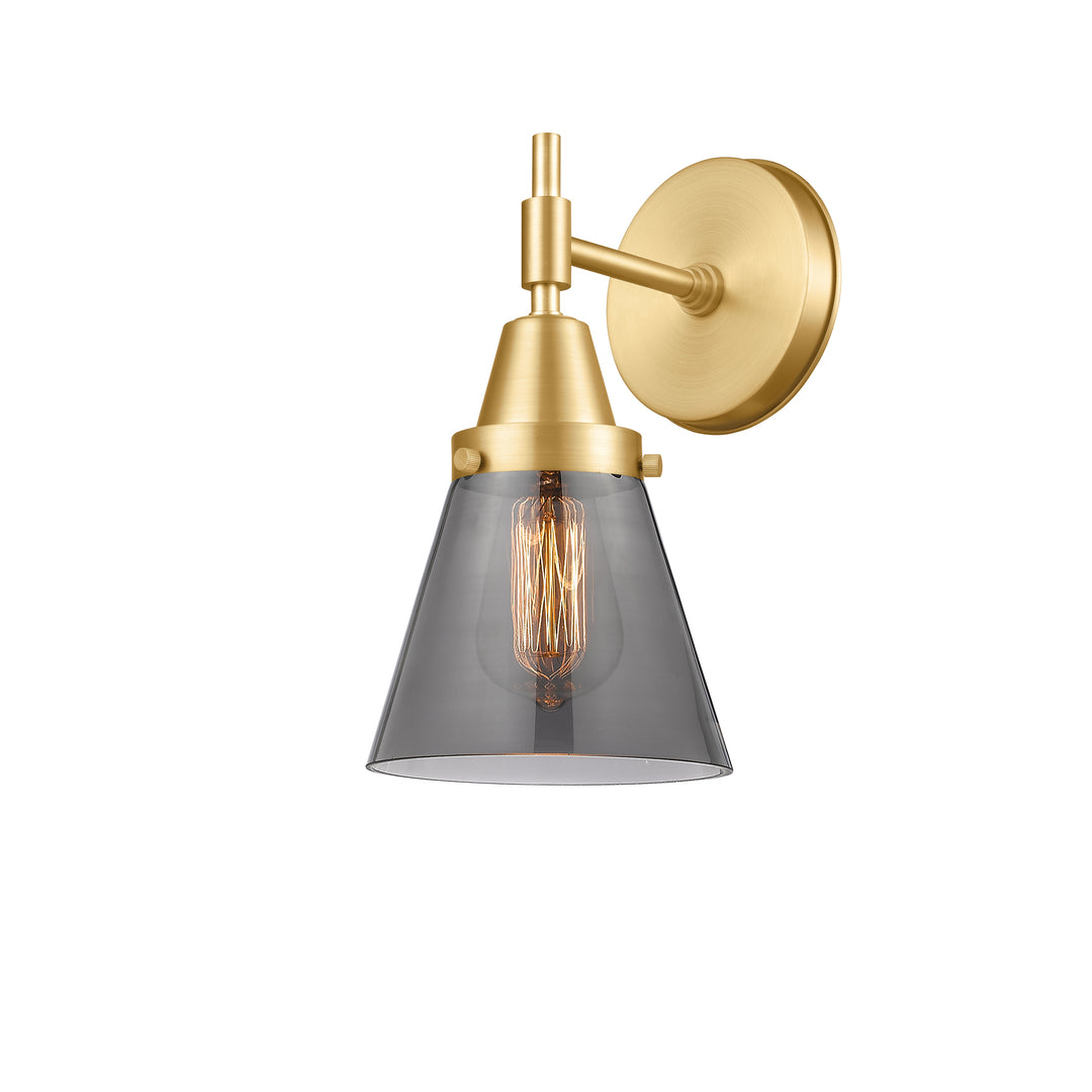 Innovations Lighting Cone 6" Sconce - Satin Gold Wall Sconces Innovations Lighting   