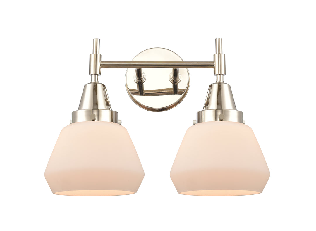 Innovations Lighting Fulton Bath Vanity Light - Polished Nickel Vanity Lights Innovations Lighting Matte White ; Glass Type: Frosted  