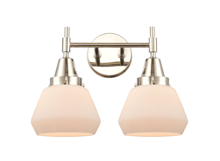 Innovations Lighting Fulton Bath Vanity Light - Polished Nickel Vanity Lights Innovations Lighting Matte White ; Glass Type: Frosted  