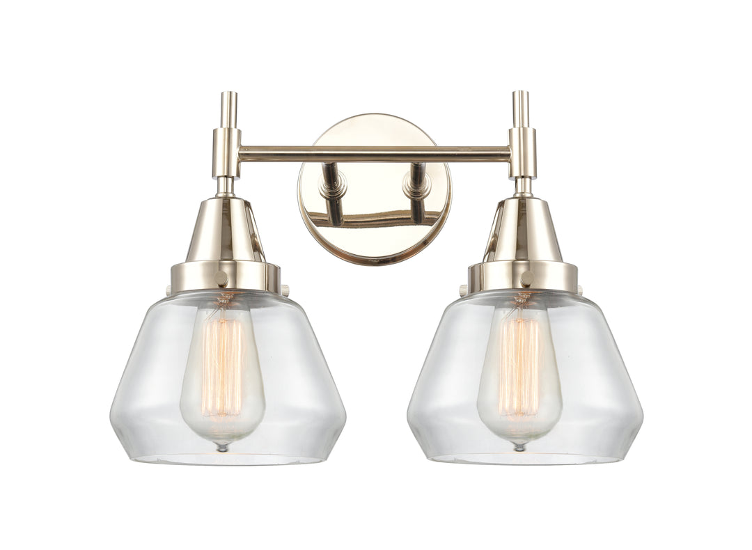 Innovations Lighting Fulton Bath Vanity Light - Polished Nickel Vanity Lights Innovations Lighting Clear ; Glass Type: Transparent  