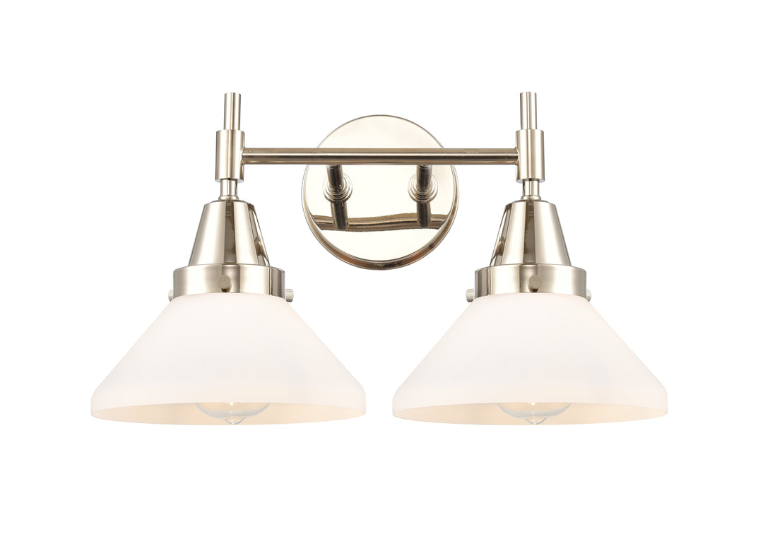 Innovations Lighting Caden Bath Vanity Light - Polished Nickel Vanity Lights Innovations Lighting Matte White ; Glass Type: Frosted  