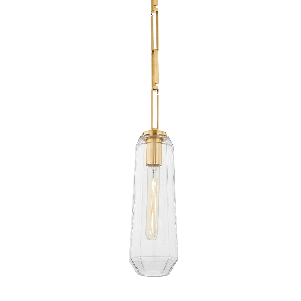 Corbett Lighting Copenhagen Pendant Pendants Corbett VINTAGE BRASS 5x13.75 