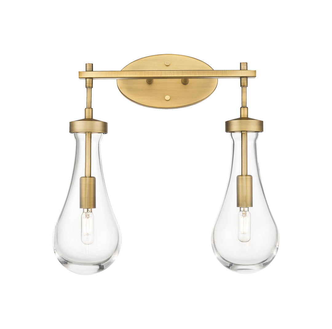 Innovations Lighting Owego 5" Bath Vanity Light - Brushed Brass Vanity Lights Innovations Lighting Clear ; Glass Type: Clear  