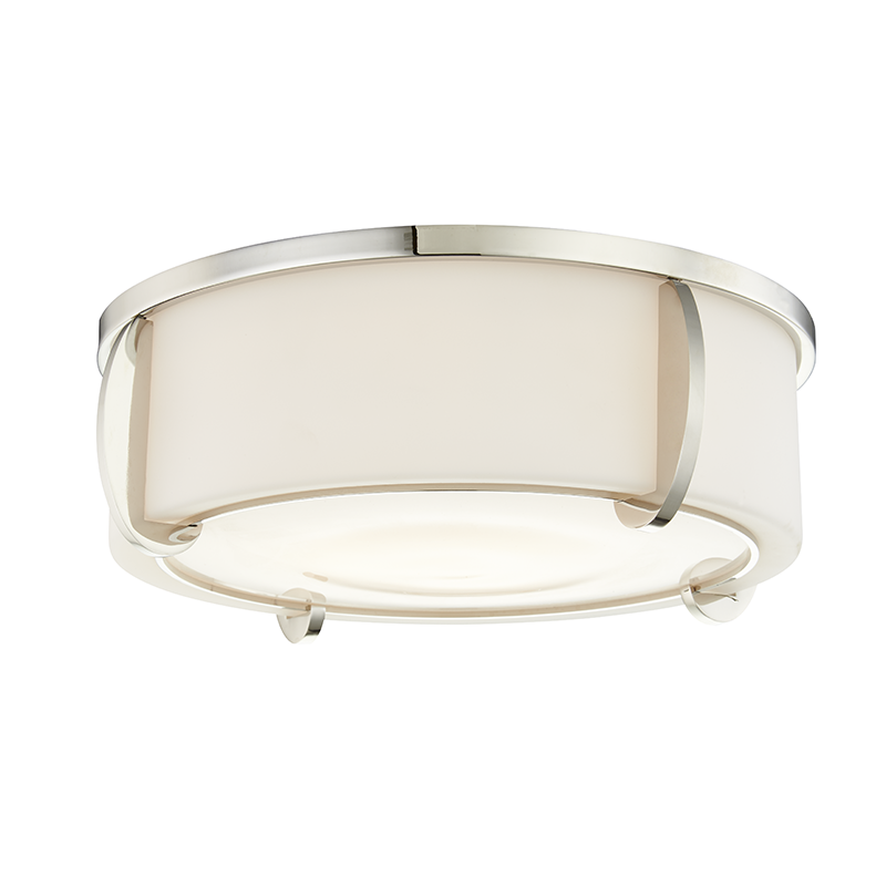 Hudson Valley Lighting Talon Flush Mount Flush Mount Hudson Valley Lighting Polished Nickel  