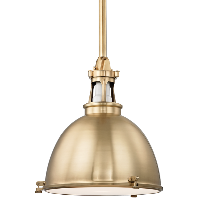 Hudson Valley Lighting Massena Pendant Pendants Hudson Valley Lighting Aged Brass  